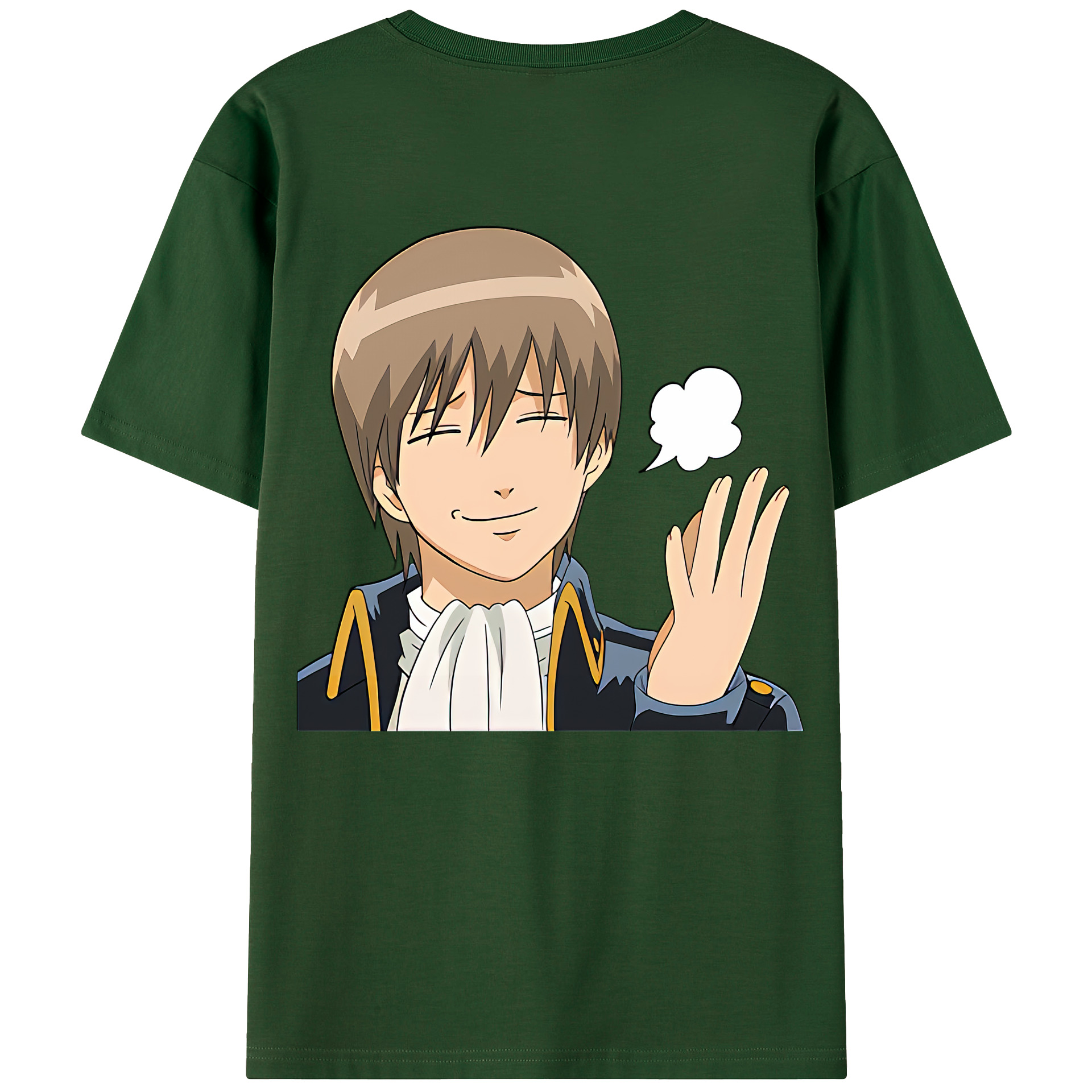 （画像用） ぎんたま 坂田銀時（さかたぎんとき） 神楽 志村新八（しむら しんぱち） GINTAMA Sakata Gintoki Kagura Shimura Shinpachi 綿100％半袖Tシャツ（背面プリント）